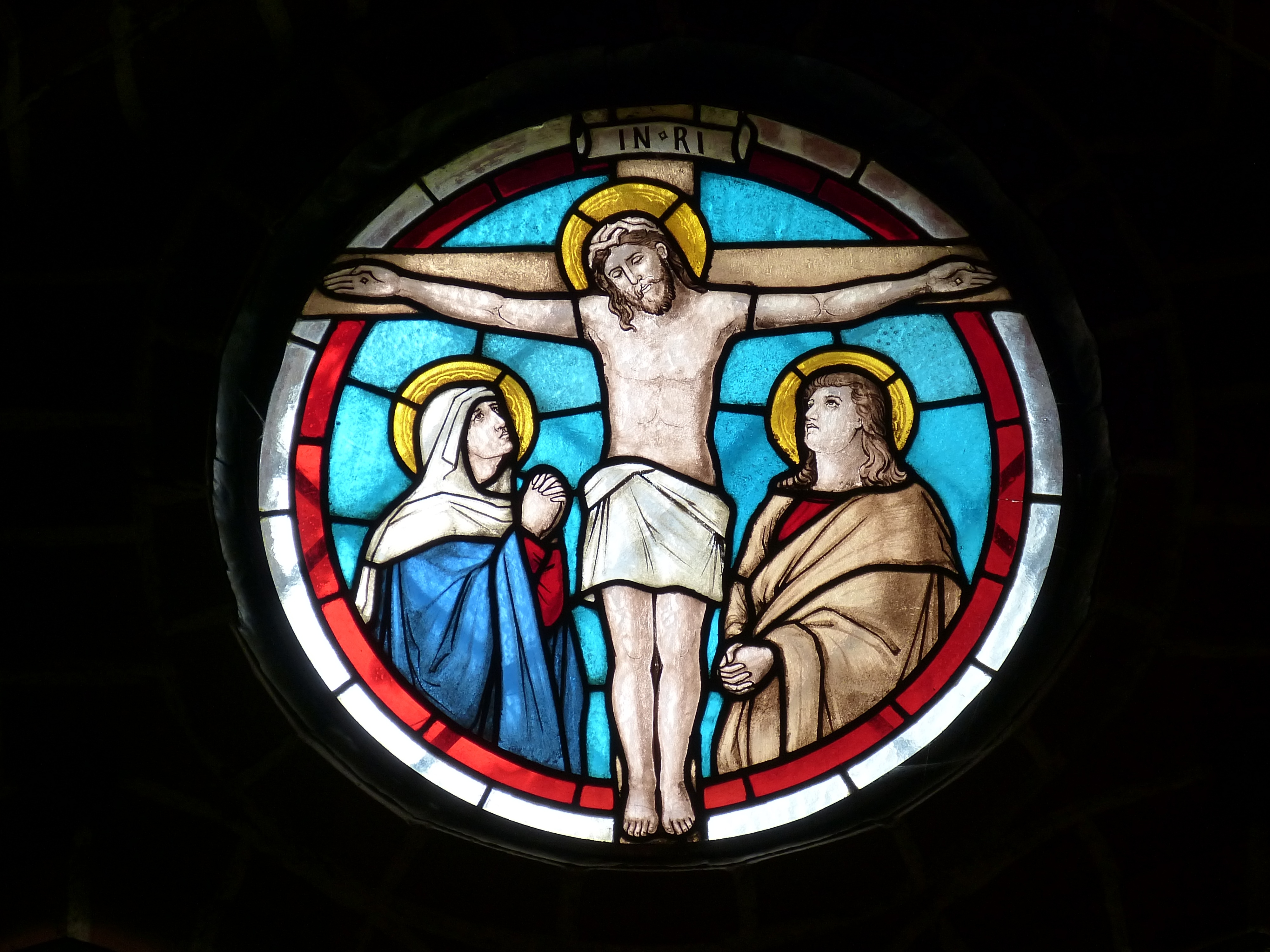 Crucifix Stained Glass